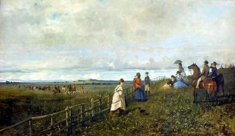 Caccia alla Volpe nella campagna romana, 1875